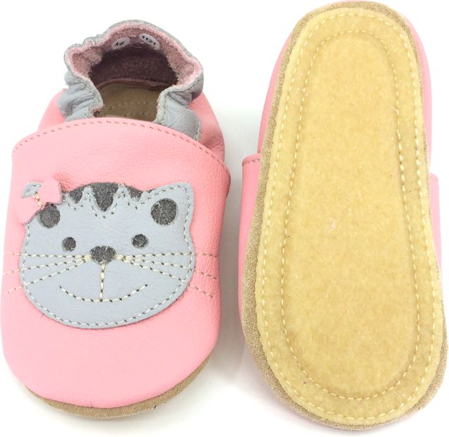 Kožené capáčky BaBice Safestep Cat Pink BA-197 Velikost: 21 - obrázek 4