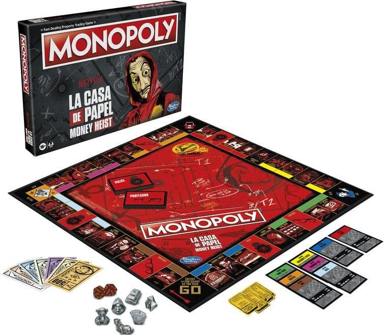 Hasbro Gaming Monopoly: Netflix La Casa de Papel/Money Heist Edition Game - obrázek 2
