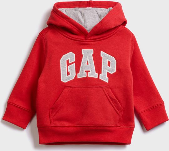 Logo Mikina dětská GAP | Červená | Chlapecké | 5 let - obrázek 1