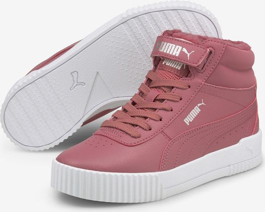 Carina Mid Fur Junior Tenisky dětské Puma | Růžová | Dívčí | 39 - obrázek 2