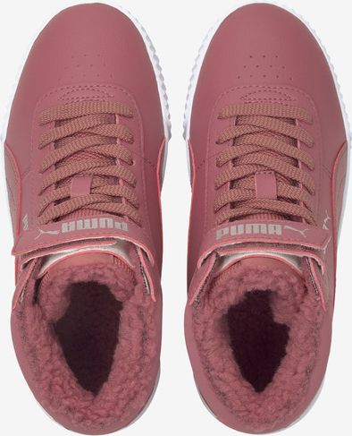 Carina Mid Fur Junior Tenisky dětské Puma | Růžová | Dívčí | 39 - obrázek 5