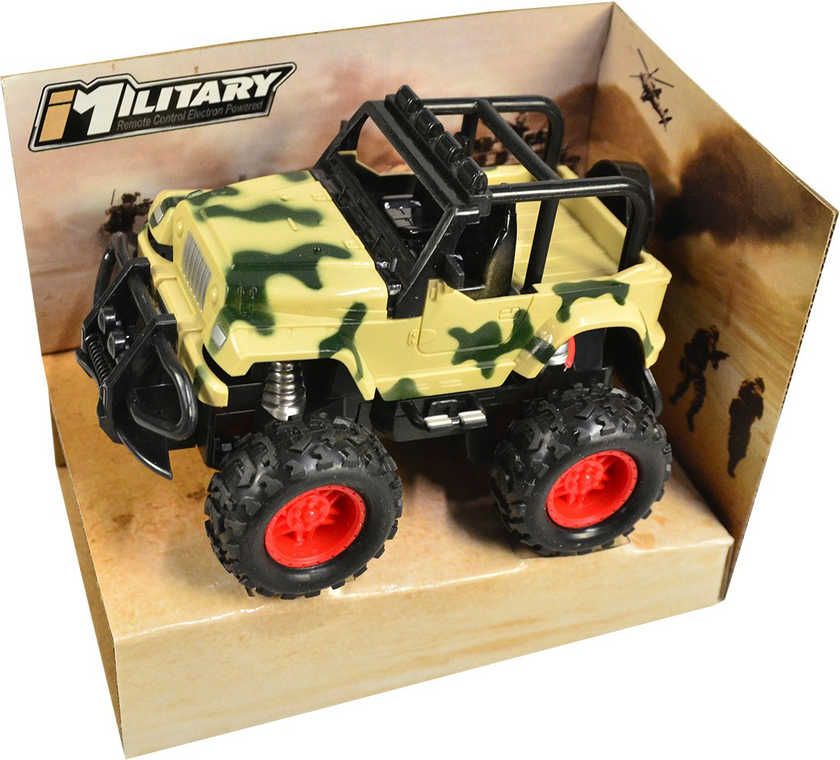 RC Auto Jeep vojenský na vysílačku 1:36 na baterie 2 barvy - obrázek 5