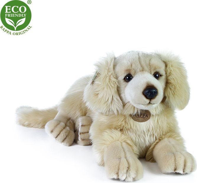 RAPPA Plyšový pes Retriever ležící 42 cm ECO-FRIENDLY - obrázek 1