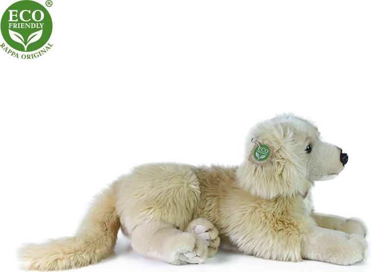 RAPPA Plyšový pes Retriever ležící 42 cm ECO-FRIENDLY - obrázek 2