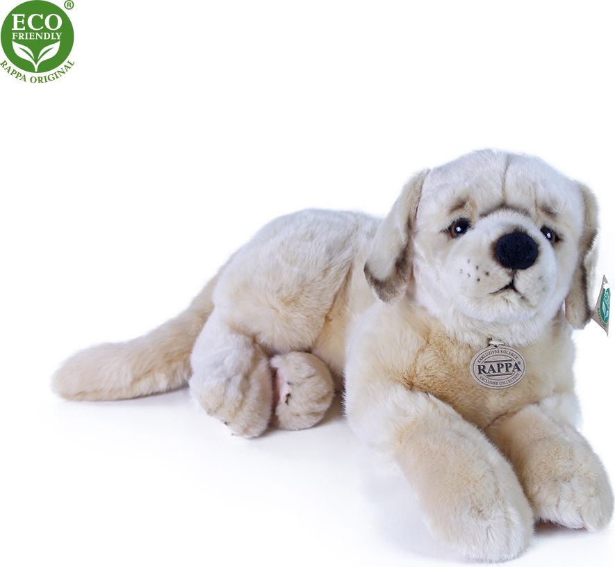 RAPPA Plyšový pes Retriever ležící 42 cm ECO-FRIENDLY - obrázek 4