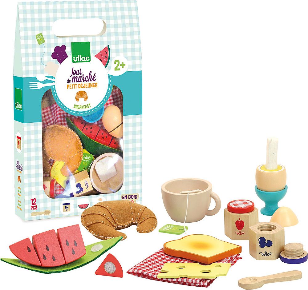Vilac Dřevěný snídaňový set - obrázek 1