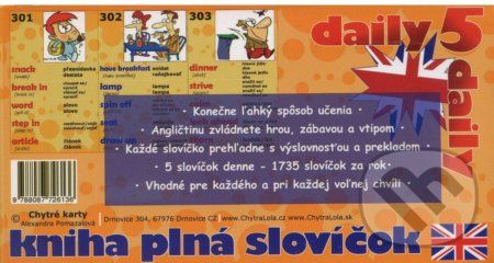 Chytré karty: Angličtina - Kniha plná slovíčok - - obrázek 1