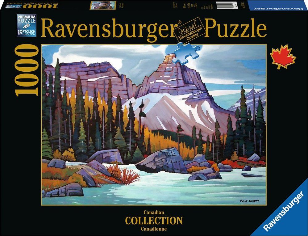 RAVENSBURGER Puzzle Cathedral Mountain 1000 dílků - obrázek 2