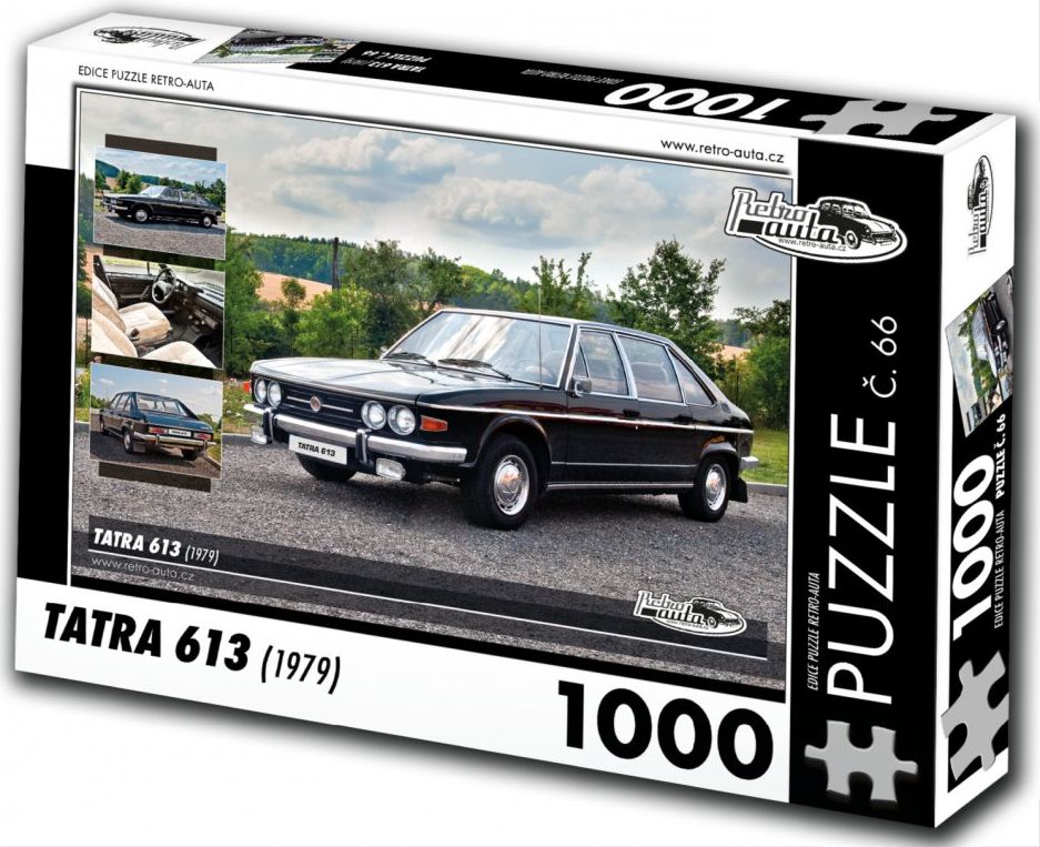 RETRO-AUTA Puzzle č. 66 Tatra 613 (1979) 1000 dílků - obrázek 1