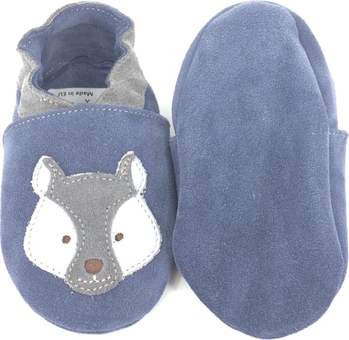Kožené capáčky BaBice SoftSole Fox Head Jeans Velikost: 17 - obrázek 3