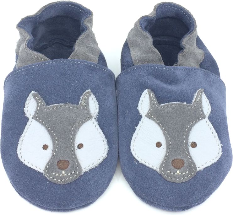 Kožené capáčky BaBice SoftSole Fox Head Jeans Velikost: 17 - obrázek 4