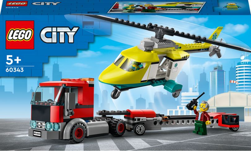 LEGO Přeprava záchranářského vrtulníku 60343 - obrázek 1