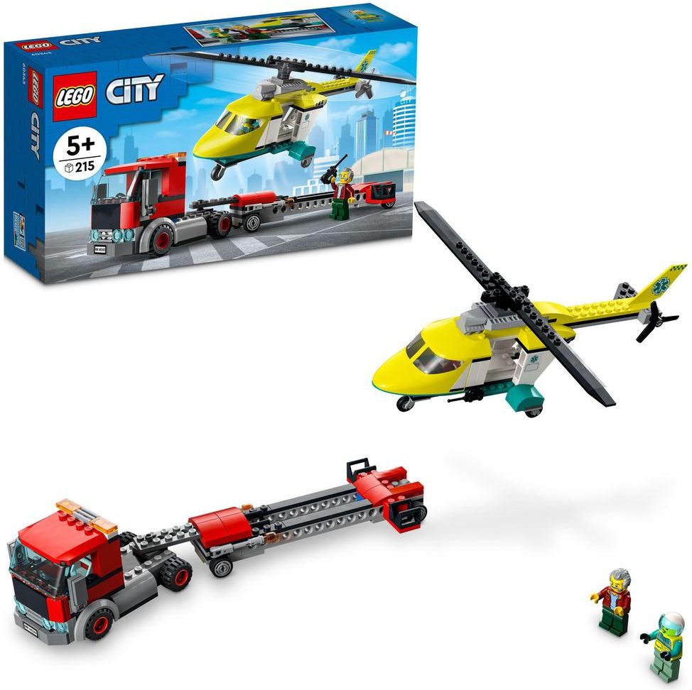 LEGO Přeprava záchranářského vrtulníku 60343 - obrázek 2