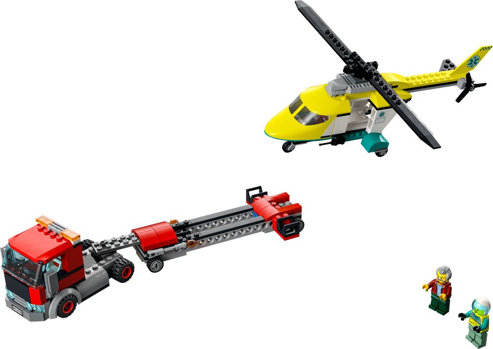LEGO Přeprava záchranářského vrtulníku 60343 - obrázek 3