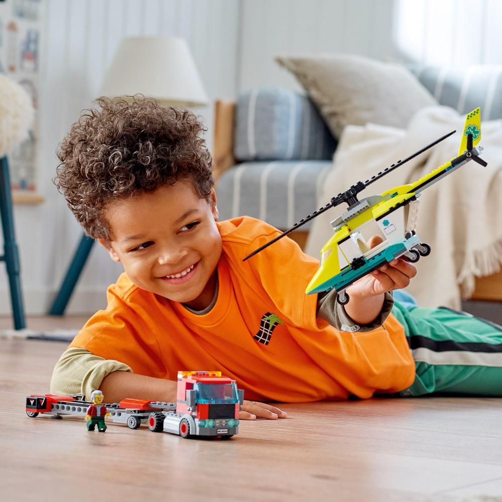 LEGO Přeprava záchranářského vrtulníku 60343 - obrázek 4