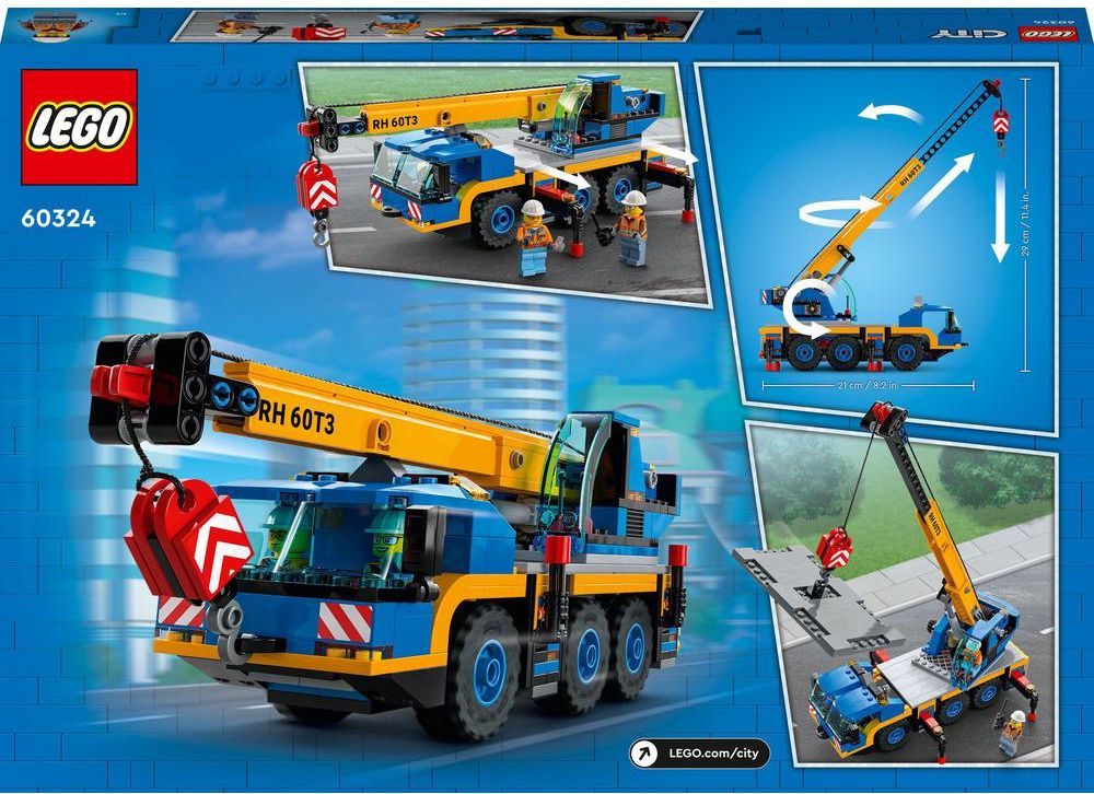 LEGO Pojízdný jeřáb 60324 - obrázek 7