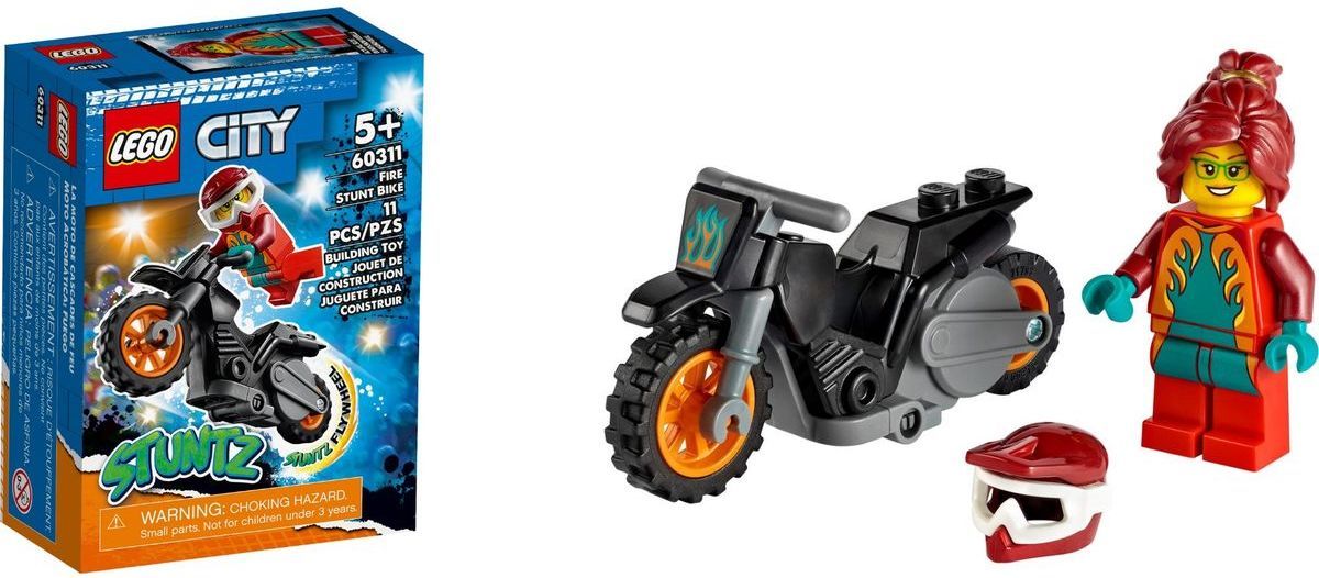 LEGO® City 60311 Ohnivá kaskadérská motorka - obrázek 1