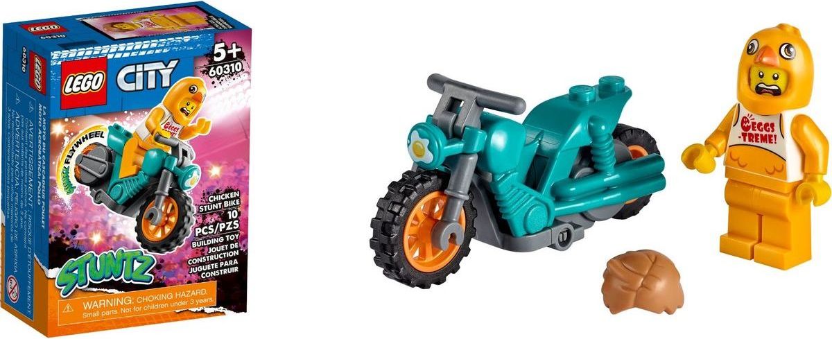 LEGO® City 60310 Motorka kaskadéra Kuřete - obrázek 1