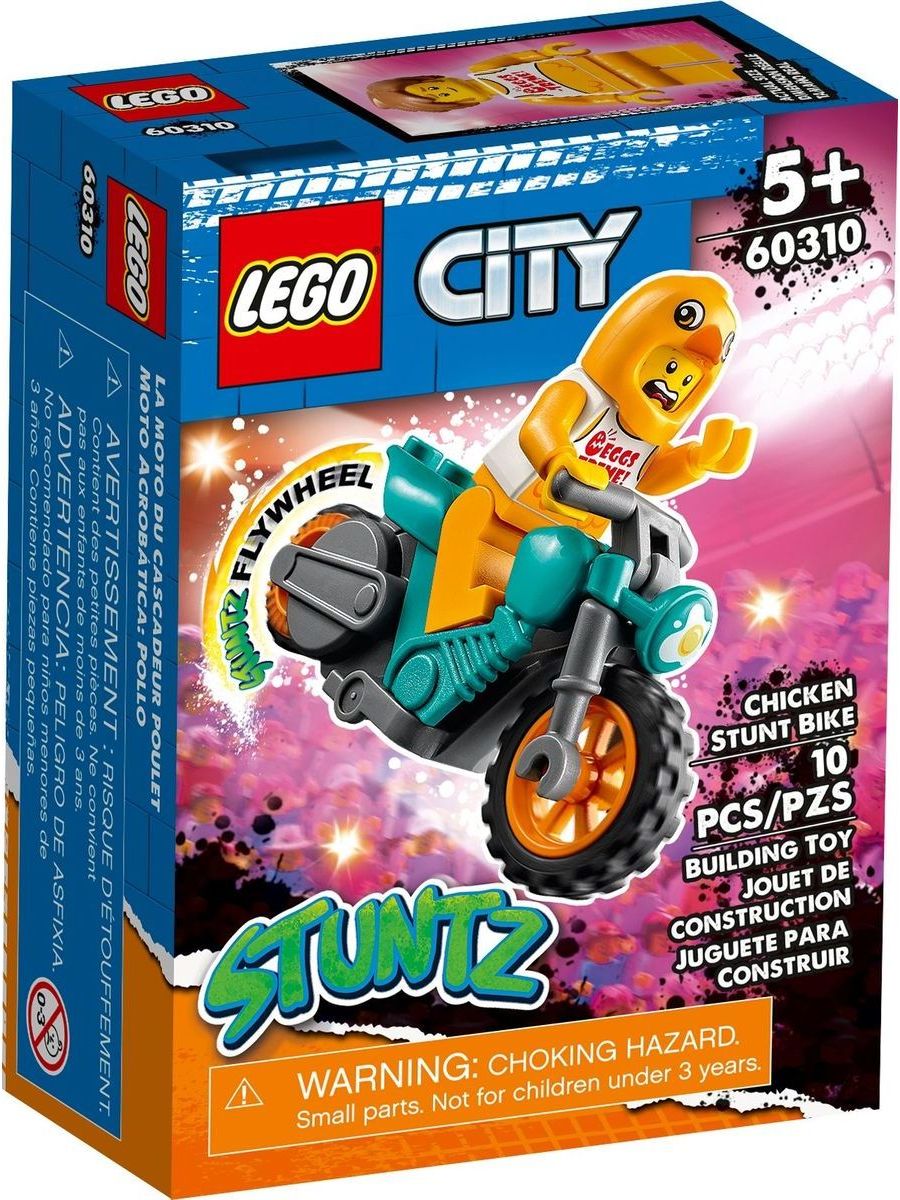 LEGO® City 60310 Motorka kaskadéra Kuřete - obrázek 7