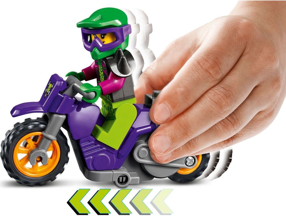 LEGO® City 60296 Kaskadérská wheelie motorka - obrázek 4