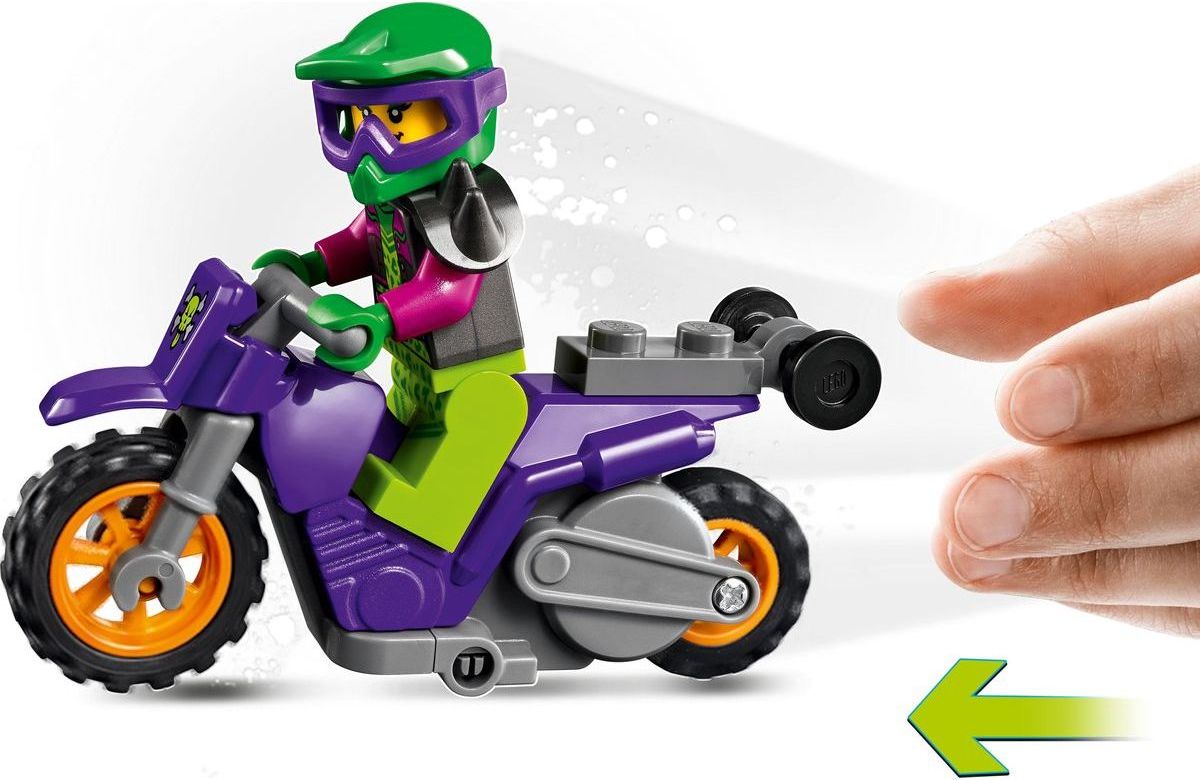 LEGO® City 60296 Kaskadérská wheelie motorka - obrázek 5