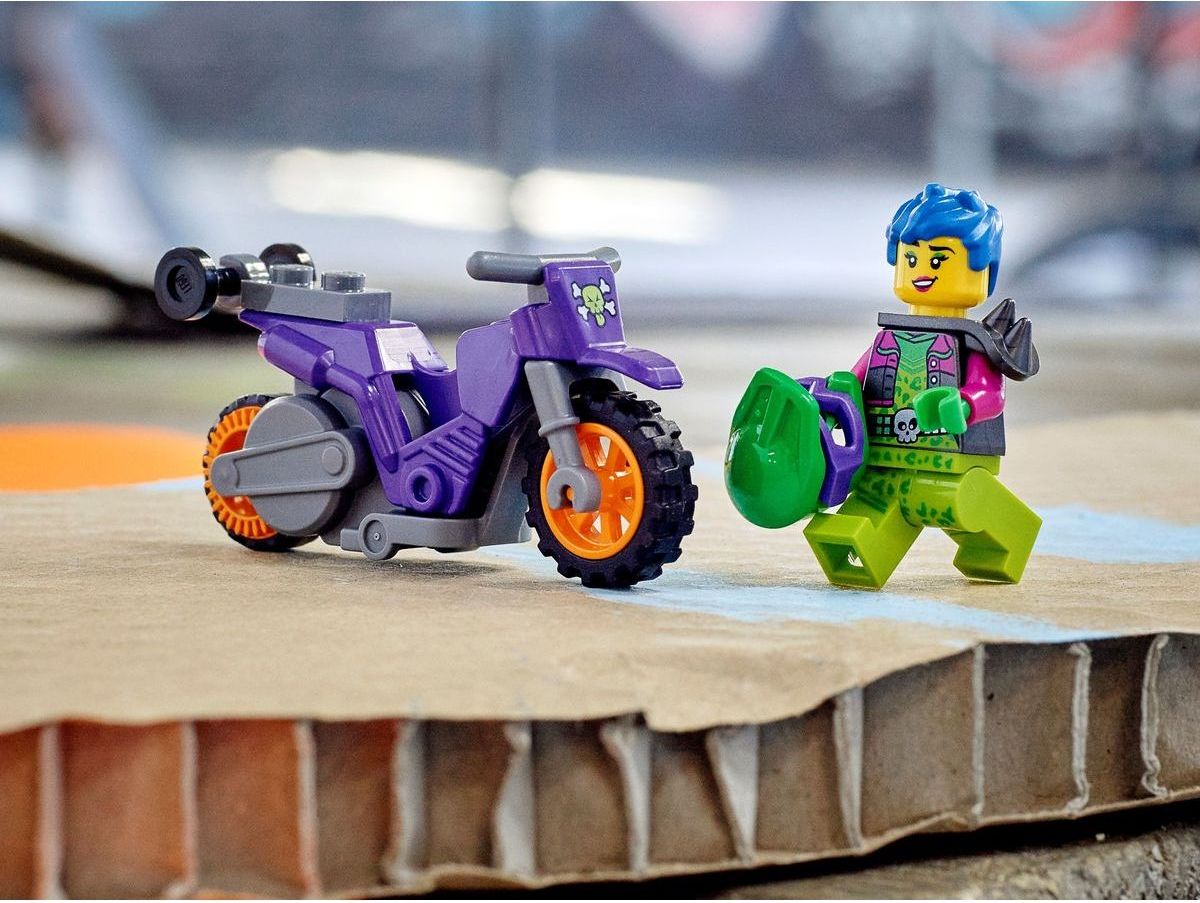 LEGO® City 60296 Kaskadérská wheelie motorka - obrázek 10