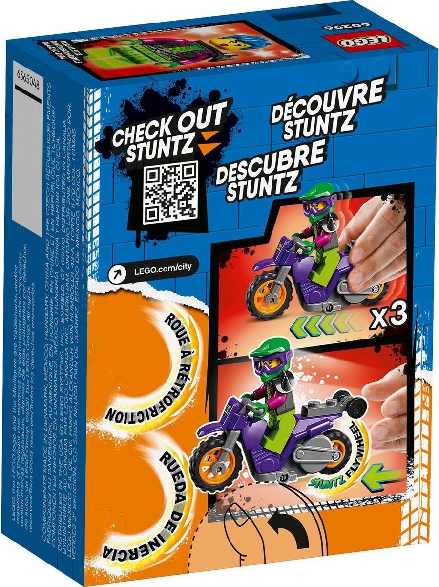 LEGO® City 60296 Kaskadérská wheelie motorka - obrázek 11