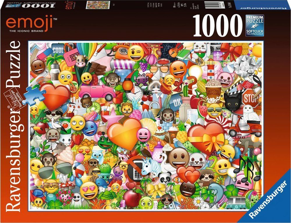 RAVENSBURGER Puzzle Emoji II. 1000 dílků - obrázek 2
