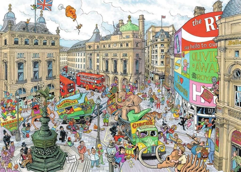 RAVENSBURGER Puzzle Města světa: Londýn 1000 dílků - obrázek 1