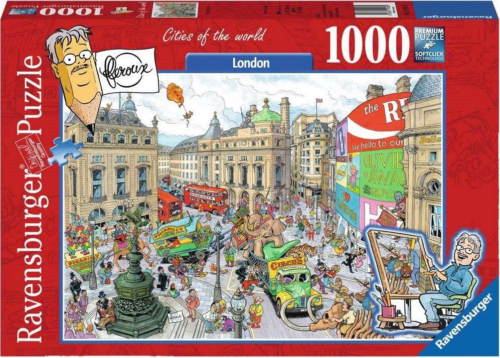 RAVENSBURGER Puzzle Města světa: Londýn 1000 dílků - obrázek 2