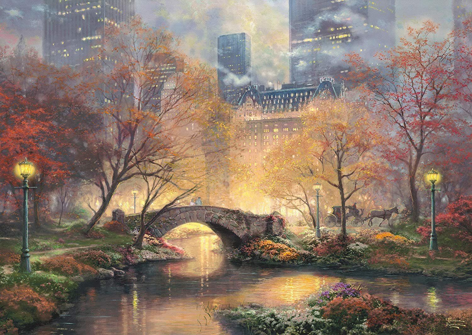 Schmidt Puzzle 1000 dílků Thomas Kinkade - Central Park in Autumn - obrázek 2