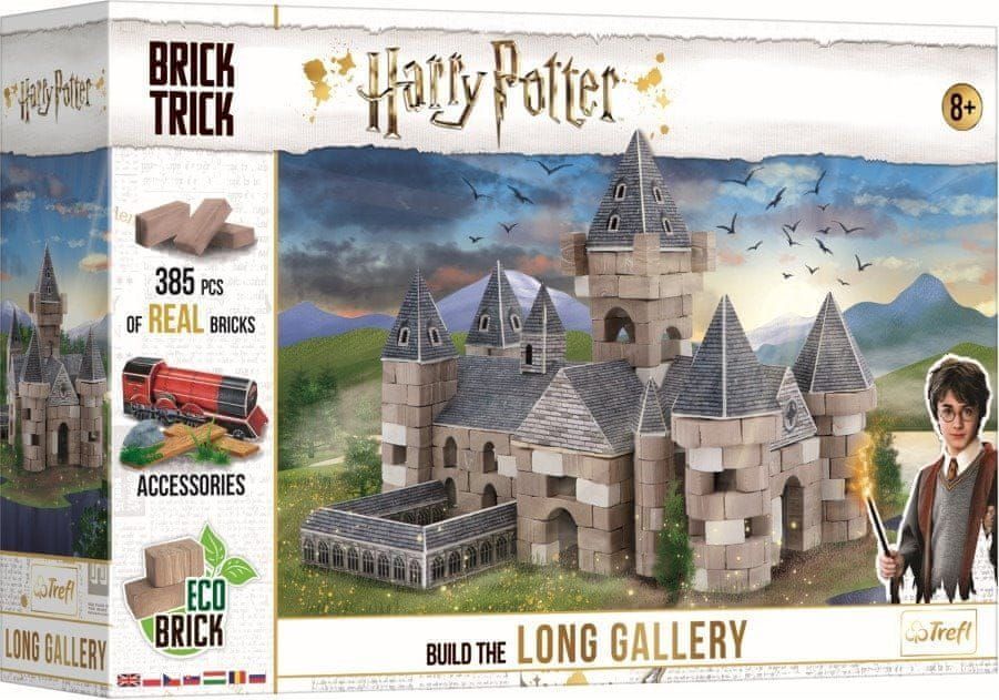 Trefl BRICK TRICK Harry Potter: Dlouhá galerie XL 385 dílů - obrázek 1