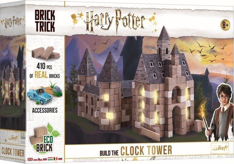 Trefl BRICK TRICK Harry Potter: Hodinová věž XL 410 dílů - obrázek 1