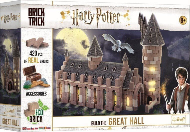 Trefl BRICK TRICK Harry Potter: Velká síň XL 420 dílů - obrázek 1