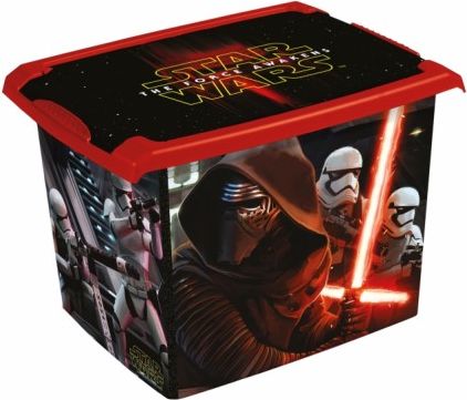 Box na hračky, dekorační Star Wars 20,5 l - černý, - obrázek 1