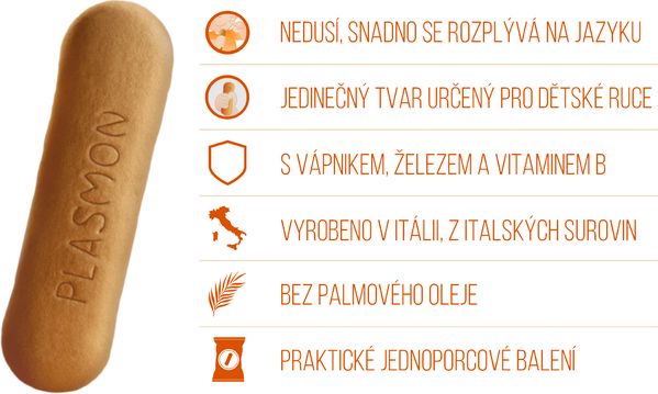 PLASMON Sušenky 320 g, 6m+ - obrázek 2