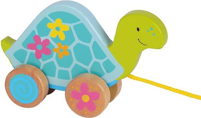 Tahací hračka - Želva Susibelle dřevěná (Goki) - obrázek 1