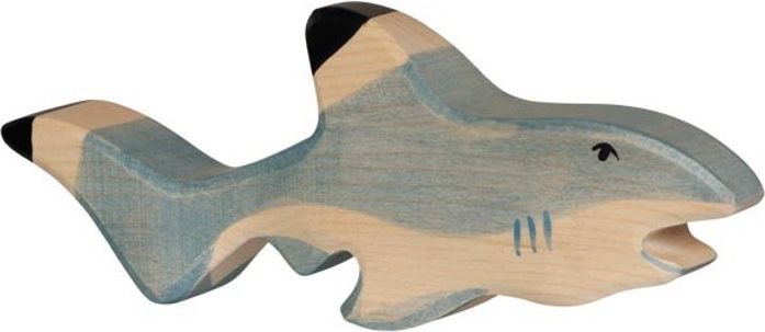 Holztiger - Dřevěné zvířátko, Žralok - obrázek 1