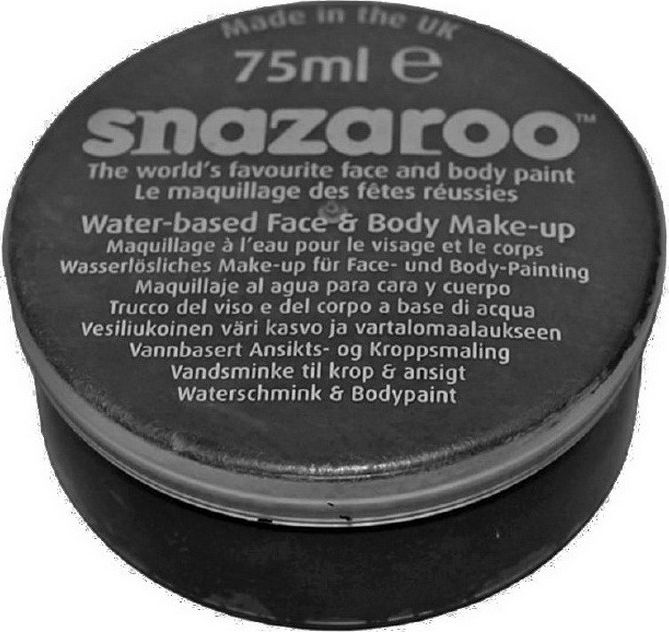 Snazaroo - Barva 75ml, Černá (Black) - obrázek 1