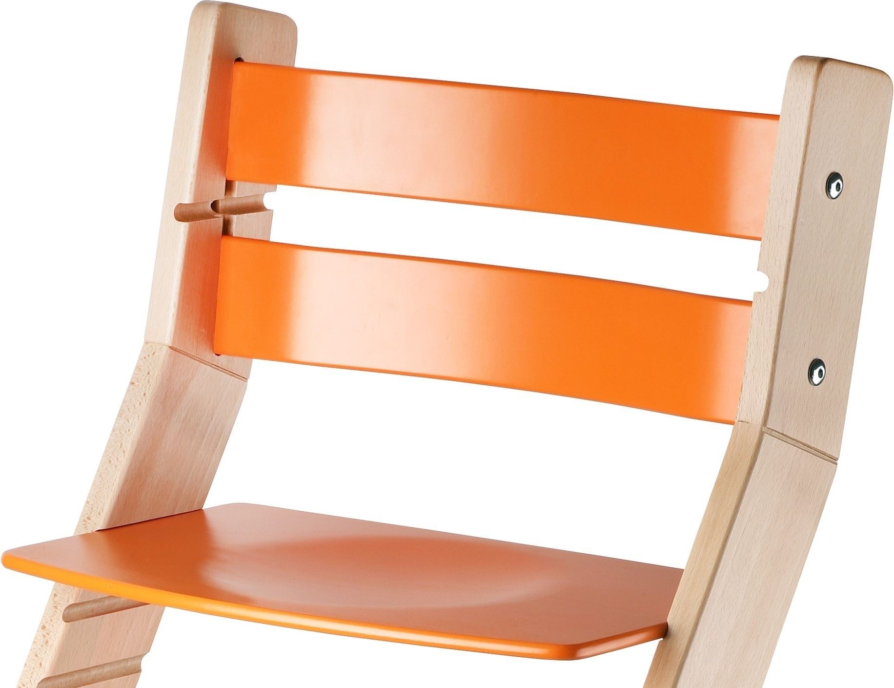 Wood Partner Rostoucí židle Sandy - natur lak / oranžová - obrázek 2