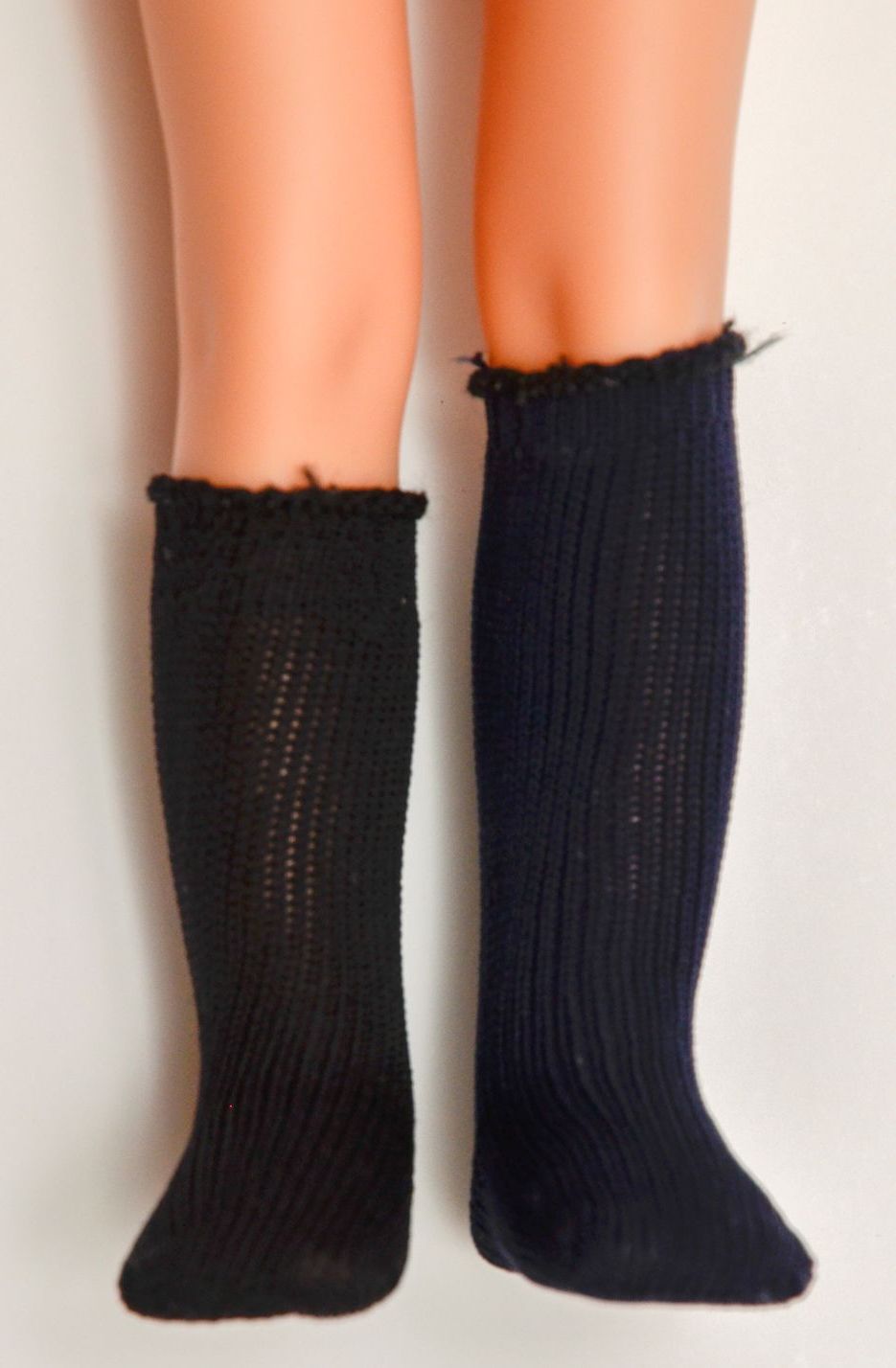 Silonové ponožky bez paty na Las Amigas - hodně tmavě modré téměř černé - obrázek 1