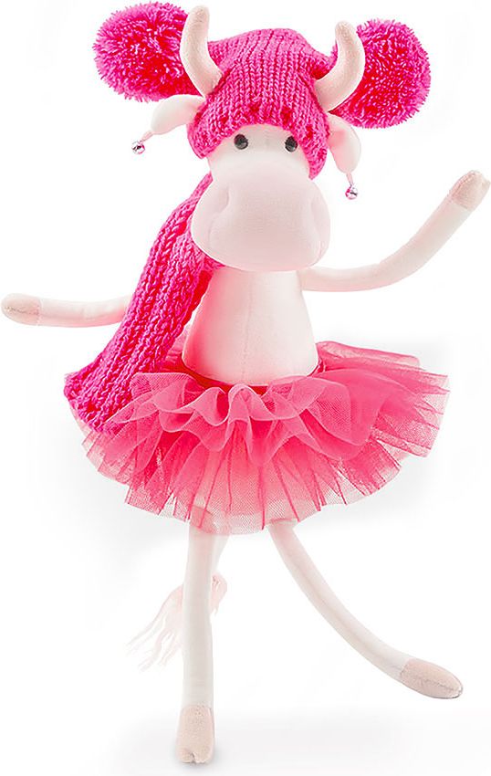 Kravička Caramello v růžovém oblečení  od firmy ORANGE TOYS - 25 cm - obrázek 1