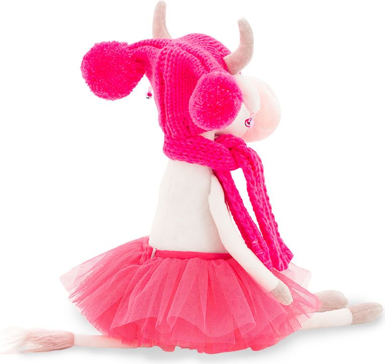 Kravička Caramello v růžovém oblečení  od firmy ORANGE TOYS - 25 cm - obrázek 4
