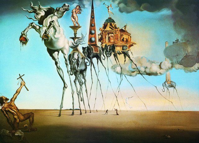 Puzzle EuroGraphics Dalí - Pokušení sv. Antonína - obrázek 2