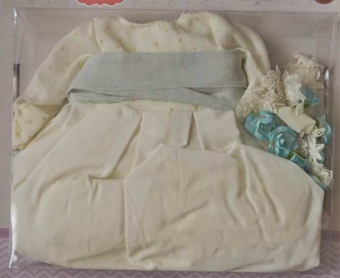 Obleček na kloubovou panenku Lidii v bílém - 60 cm - obrázek 1