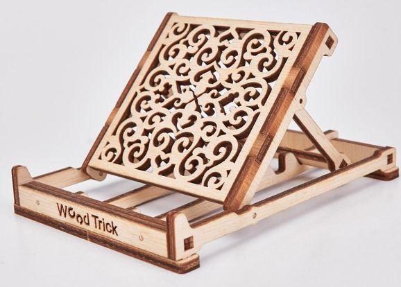Wood Trick  "Stojánek na mobilní telefon" - 3D dřevěné mechanické puzzle - obrázek 3