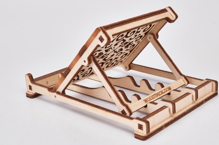 Wood Trick  "Stojánek na mobilní telefon" - 3D dřevěné mechanické puzzle - obrázek 4