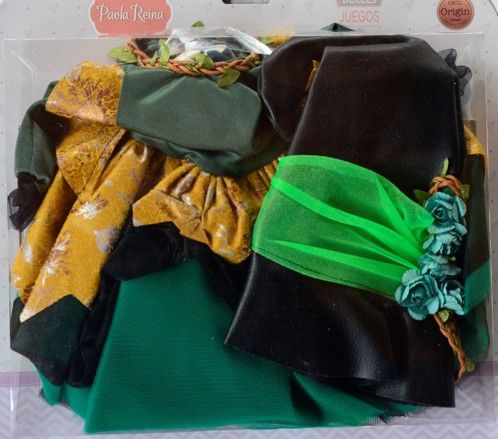 Obleček na kloubovou panenku čarodějnici - 60 cm - obrázek 1