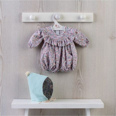 Obleček na miminko - chlapečka Pabla nebo holčičku Mariu - květovaný overal - obrázek 1