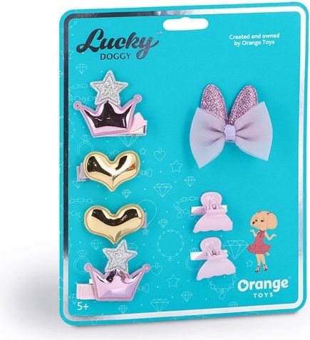 Orange   Lucky Doggy Toys Hair Accesories Set Sada vlasových doplňků LDA5012 - obrázek 1